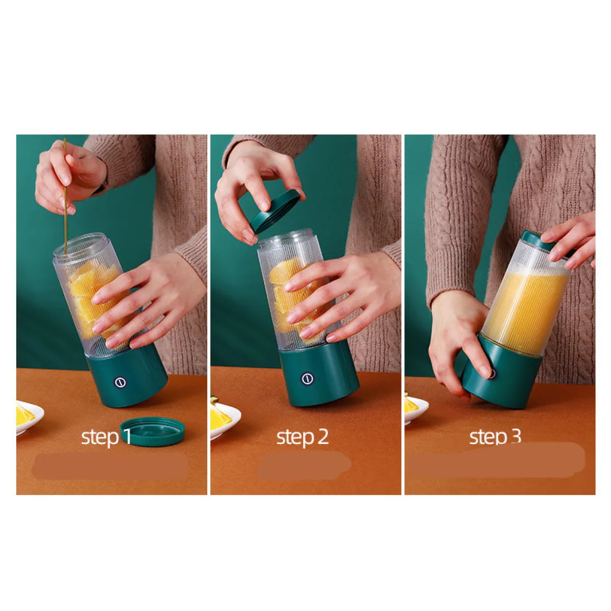 Rechargeable Portable Fruit Juicer Cup
